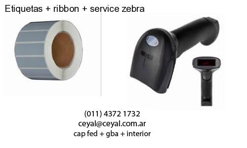 Etiquetas   ribbon   service zebra