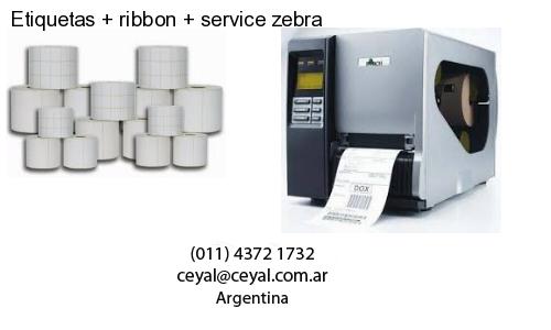 Etiquetas   ribbon   service zebra