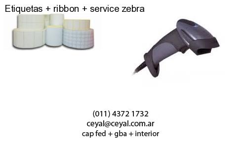Etiquetas   ribbon   service zebra