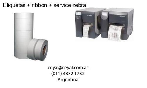 Etiquetas   ribbon   service zebra