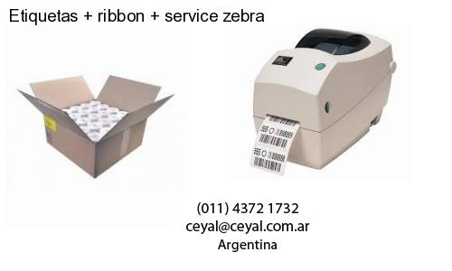 Etiquetas   ribbon   service zebra