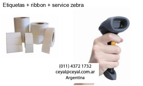 Etiquetas   ribbon   service zebra