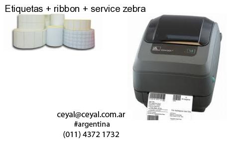 Etiquetas   ribbon   service zebra