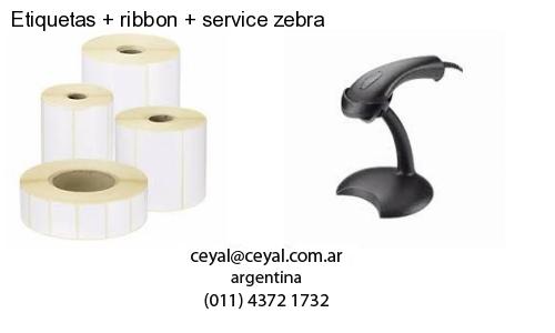 Etiquetas   ribbon   service zebra