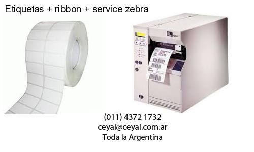 Etiquetas   ribbon   service zebra