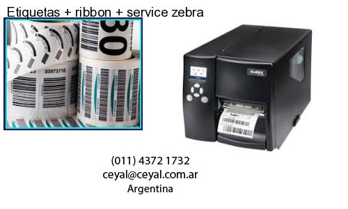 Etiquetas   ribbon   service zebra