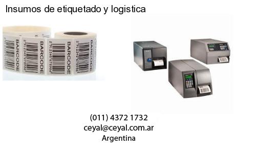 Insumos de etiquetado y logistica