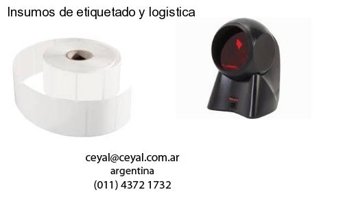 Insumos de etiquetado y logistica