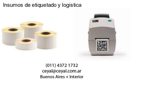 Insumos de etiquetado y logistica