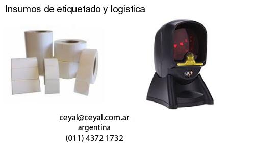 Insumos de etiquetado y logistica