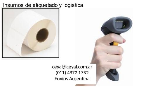 Insumos de etiquetado y logistica