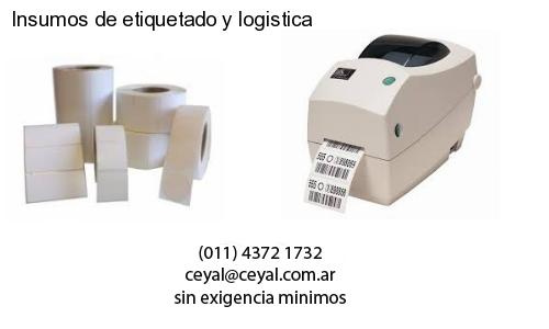 Insumos de etiquetado y logistica