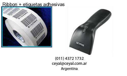 Ribbon etiquetas adhesivas