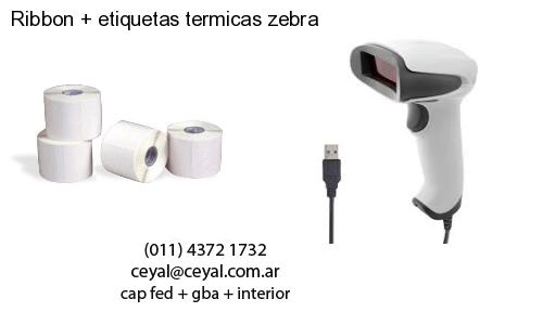Ribbon   etiquetas termicas zebra