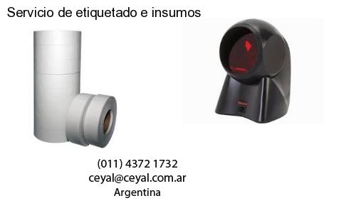 Servicio de etiquetado e insumos