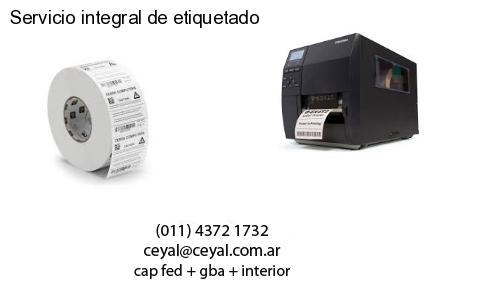 Servicio integral de etiquetado