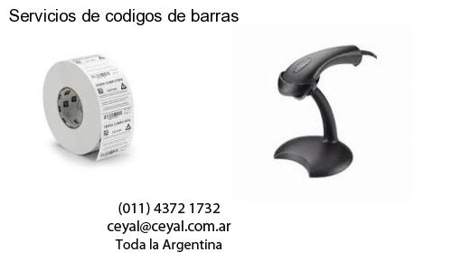 Servicios de codigos de barras