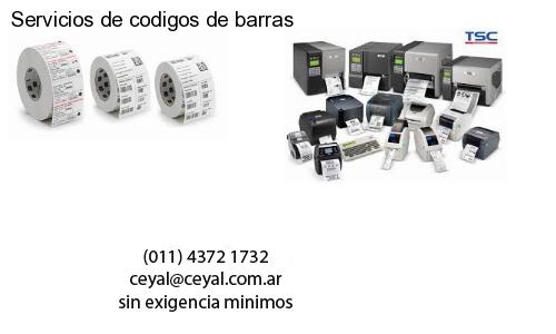 Servicios de codigos de barras