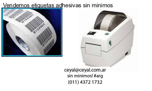 Vendemos etiquetas adhesivas sin minimos
