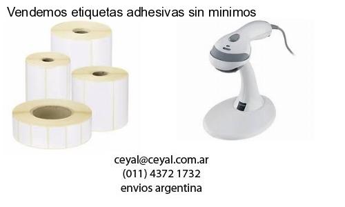Vendemos etiquetas adhesivas sin minimos