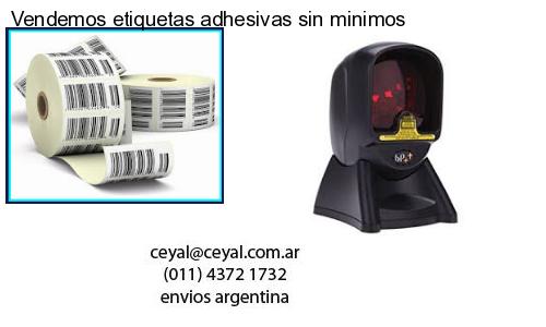 Vendemos etiquetas adhesivas sin minimos