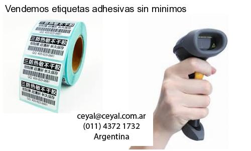 Vendemos etiquetas adhesivas sin minimos