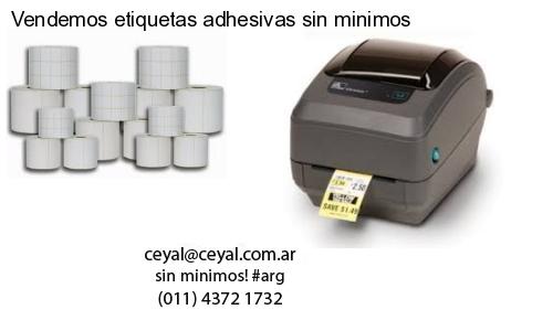 Vendemos etiquetas adhesivas sin minimos