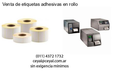Venta de etiquetas adhesivas en rollo