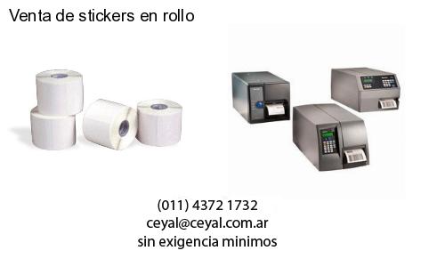 Venta de stickers en rollo