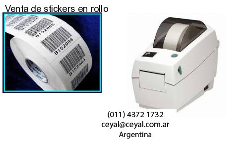 Venta de stickers en rollo