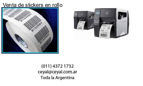 Venta de stickers en rollo