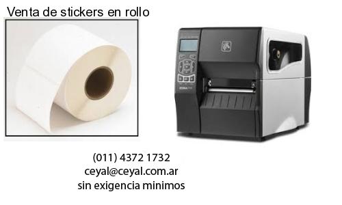 Venta de stickers en rollo