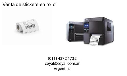 Venta de stickers en rollo
