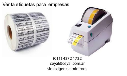 Venta etiquetas para  empresas