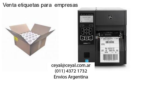 Venta etiquetas para  empresas