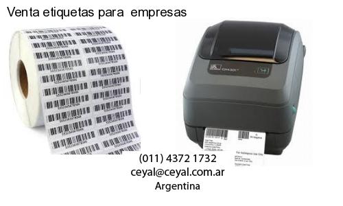 Venta etiquetas para  empresas