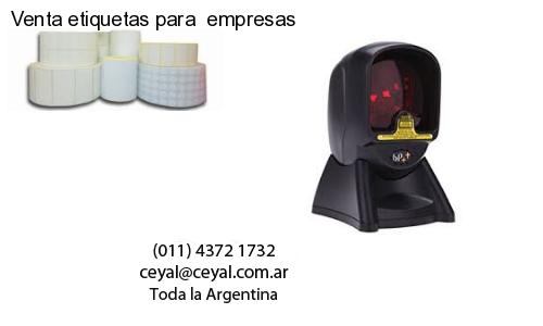 Venta etiquetas para  empresas