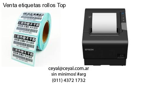 Venta etiquetas rollos Top