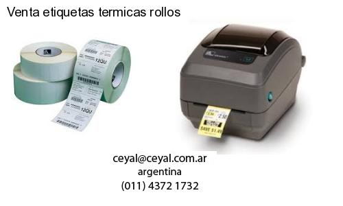 Venta etiquetas termicas rollos