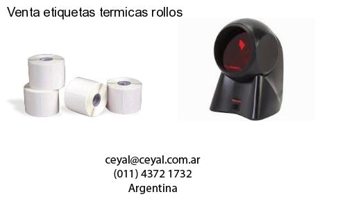 Venta etiquetas termicas rollos