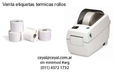 Venta etiquetas termicas rollos