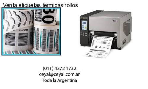 Venta etiquetas termicas rollos
