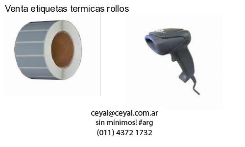 Venta etiquetas termicas rollos