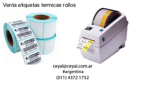 Venta etiquetas termicas rollos