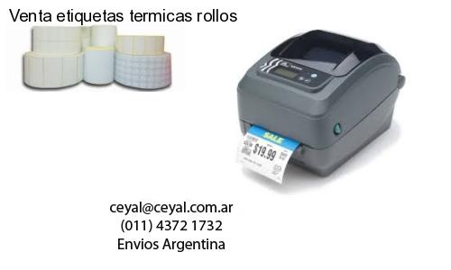 Venta etiquetas termicas rollos