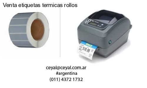 Venta etiquetas termicas rollos