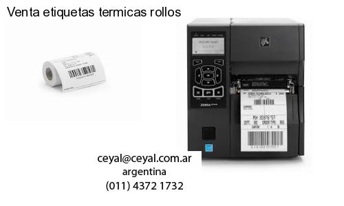 Venta etiquetas termicas rollos