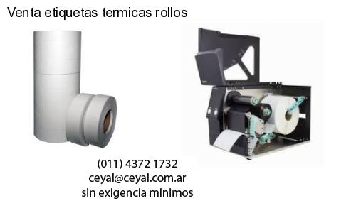 Venta etiquetas termicas rollos