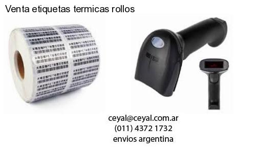 Venta etiquetas termicas rollos