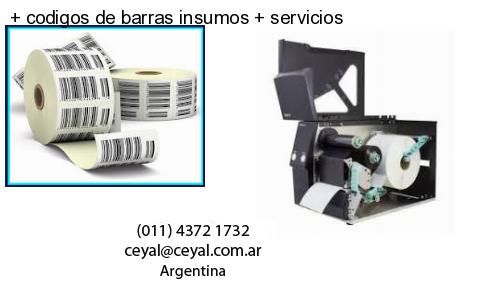   codigos de barras insumos   servicios